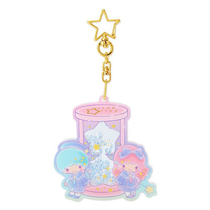 Sanrio Little Twin Stars, Picture Book (Hourglass), Acrylic Shaker Keychain