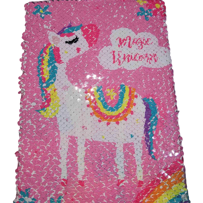 Magic Sequin Llama (Alpaca?) Unicorn Journal