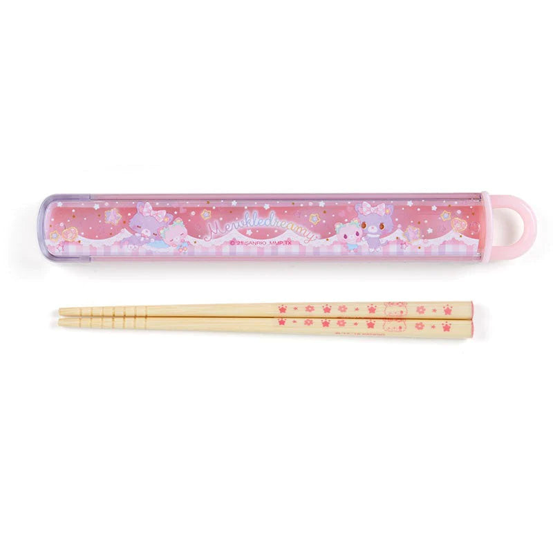 Sanrio Japan, Mewkledreamy, Chopsticks and Case, Gingham Sparkles