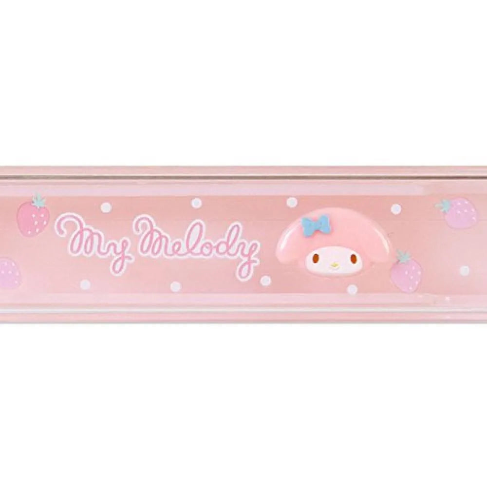 Sanrio Japan, My Melody Chopsticks and Case, Strawberry Relief