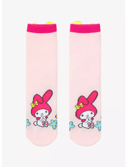 Sanrio My Melody Yellow Bow Ankle Socks