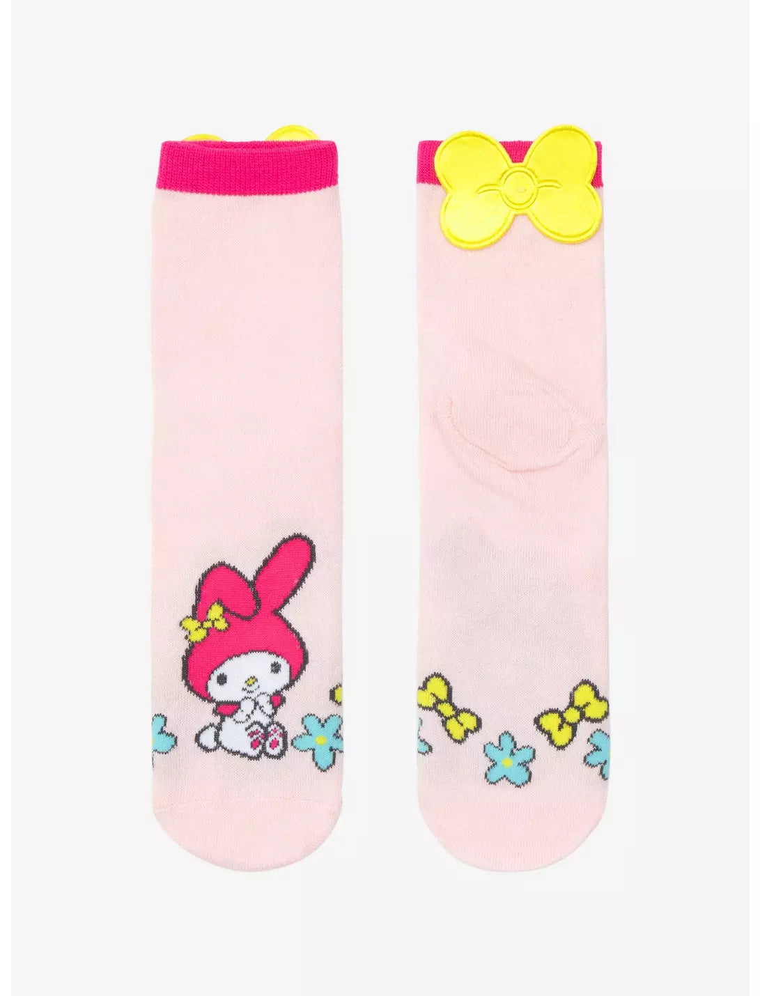 Sanrio My Melody Yellow Bow Ankle Socks