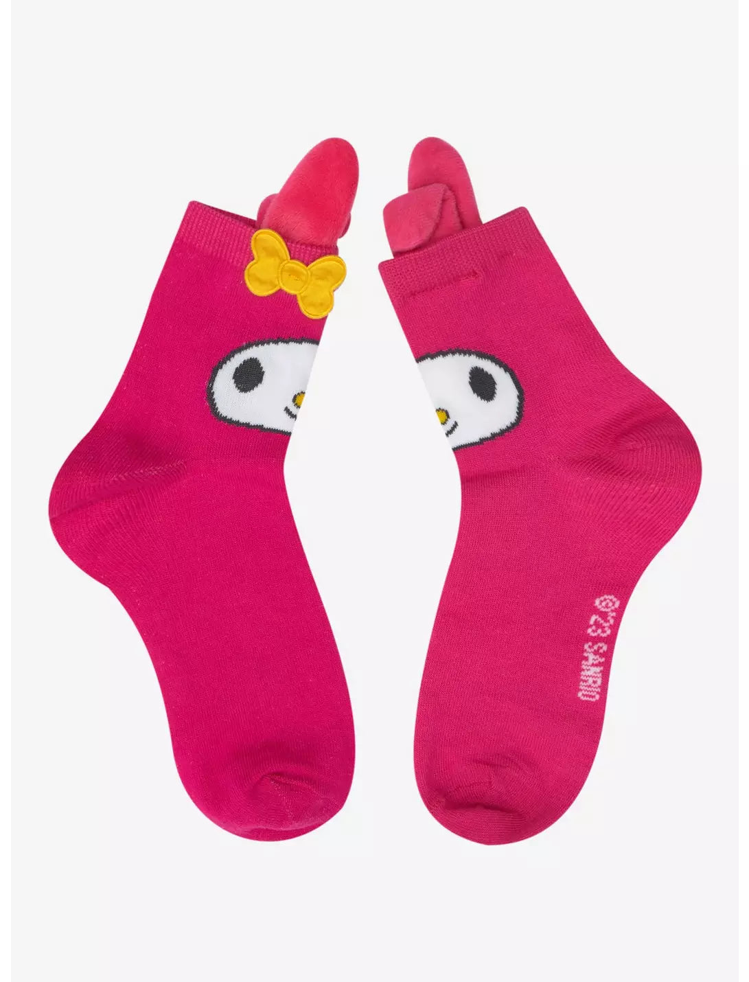 Sanrio My Melody 3D Ears and Bow Ankle Socks