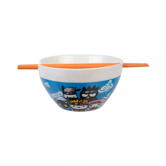 Sanrio Hello Kitty and Friends x Naruto Shippuden, Ramen Bowl With Chopsticks