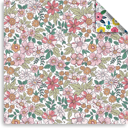 Chiyo Origami Paper Pack, Double-Sided, Floral Design