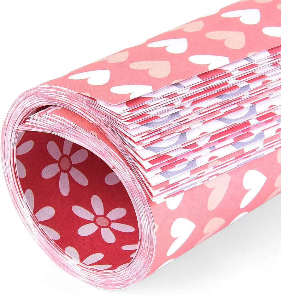Chiyo Origami Paper Pack, Double-Sided, Hearts Design