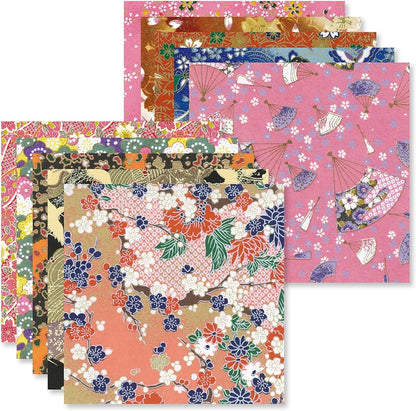Chiyo Origami Paper Pack, Double-Sided, Traditional Design