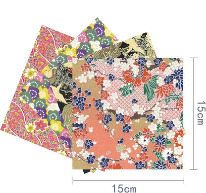 Chiyo Origami Paper Pack, Double-Sided, Traditional Design