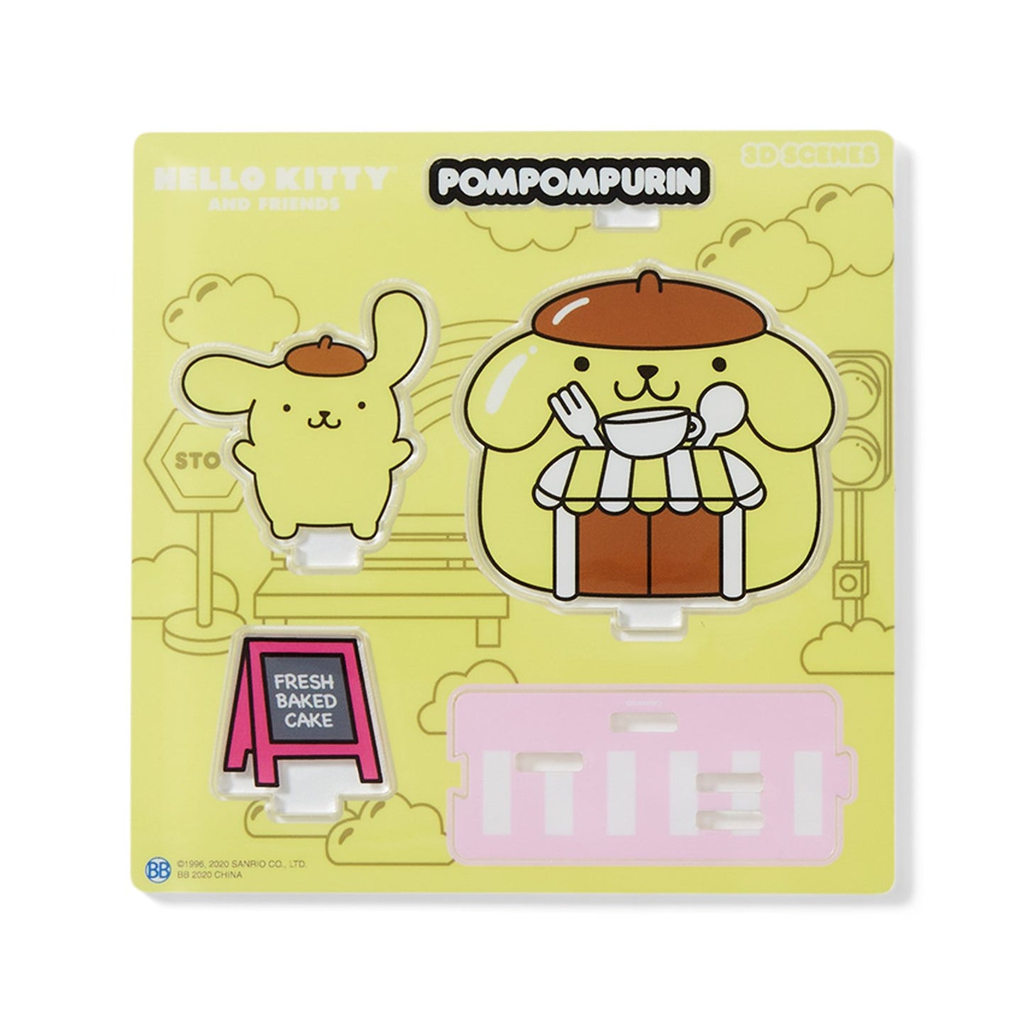 Sanrio Friends, 3D Scene Acrylic Stand