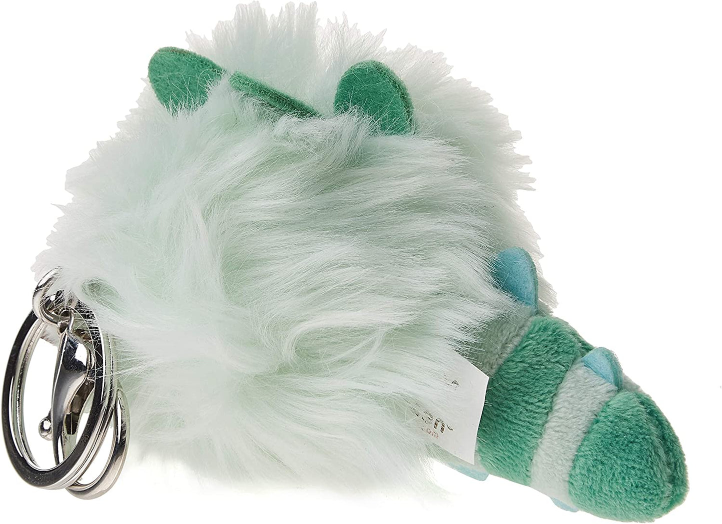 GUND Pusheen Pusheenosaurus Dinosaur Plush Pom Poof Keychain, Green