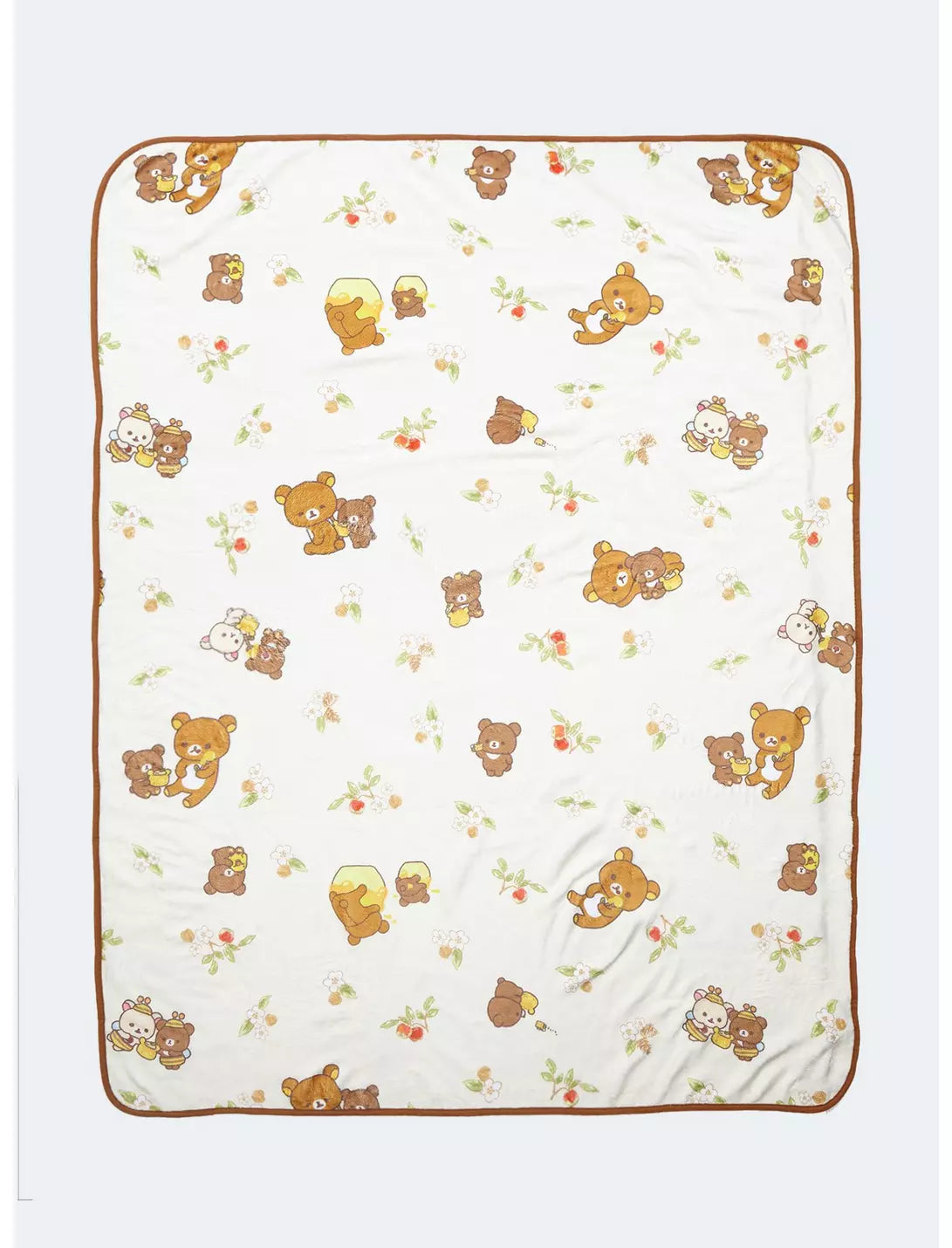 San-x Rilakkuma Meets Honey Fleece Blanket