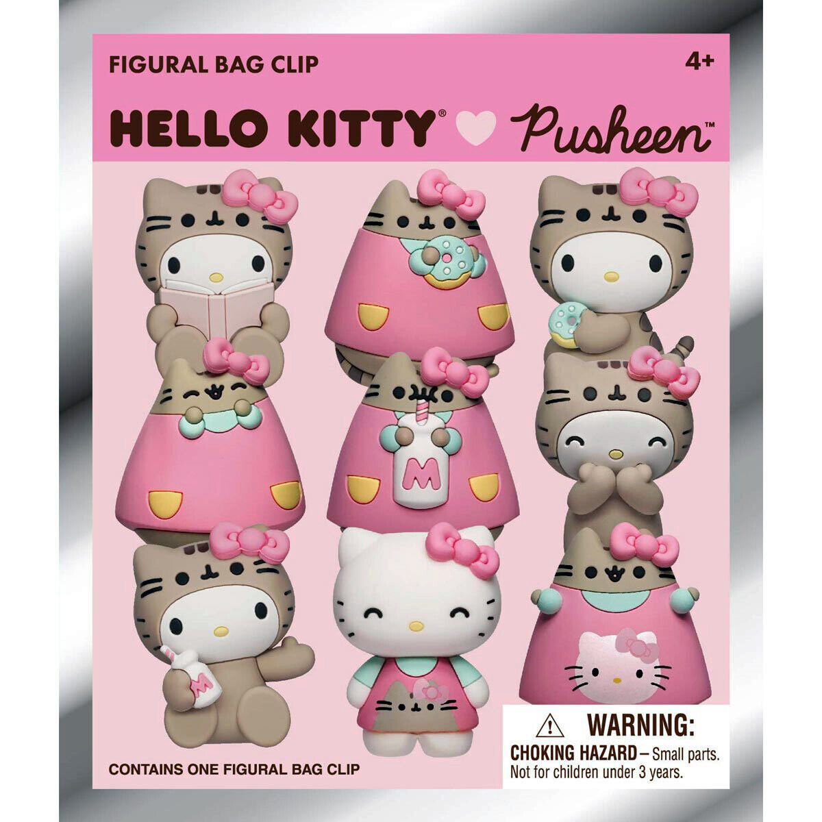 Opened Blind Bag, Hello Kitty x Pusheen Figural Bag Clip