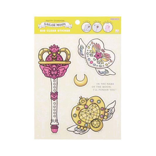 Pretty Guardian Sailor Moon, 30th Anniversary, Big Clear Stickers, Pattern E