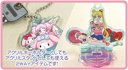 Sailor Moon Series x Sanrio Characters, Mini Acrylic Stand Keychain, Opened Blind Bag