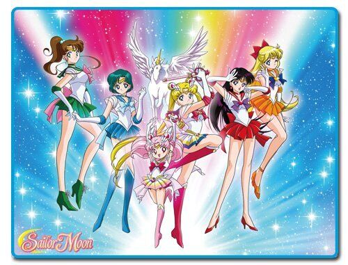 Sailor Moon Super S Group Fleece Blanket