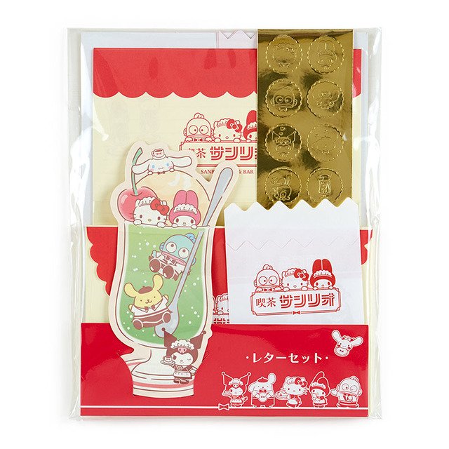 Sanrio Cafe Series Deluxe Letter Set