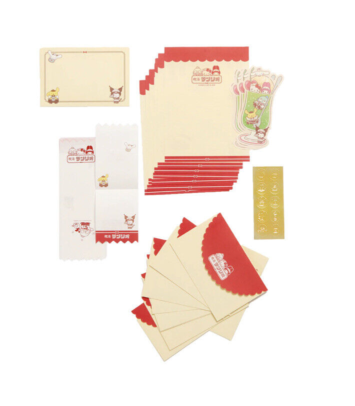 Sanrio Cafe Series Deluxe Letter Set