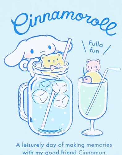 Sanrio Cinnamoroll Soda Quick Dry T-shirt