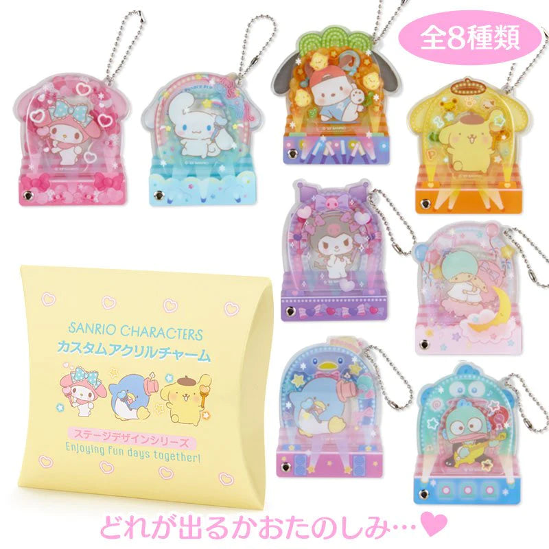 Sanrio Characters, Idol Stage, Acrylic Keychain, Opened Blind Box