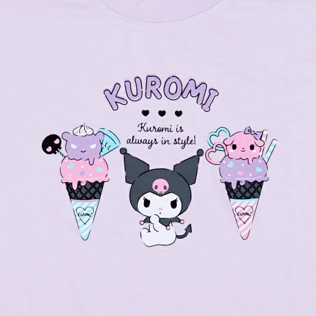 Sanrio Kuromi Ice Cream Quick Dry T-shirt