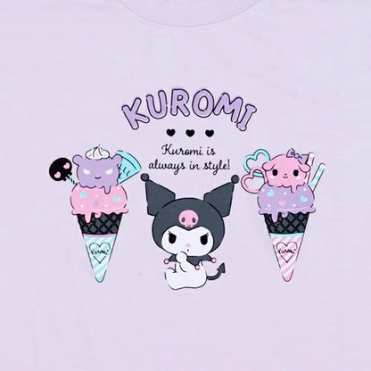Sanrio Kuromi Ice Cream Quick Dry T-shirt