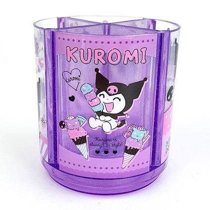 Sanrio Kuromi Rotating Pen Stand, Purple