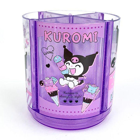 Sanrio Kuromi Rotating Pen Stand, Purple
