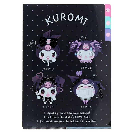 Sanrio Kuromi 'Romiare' Tabbed Index Folder
