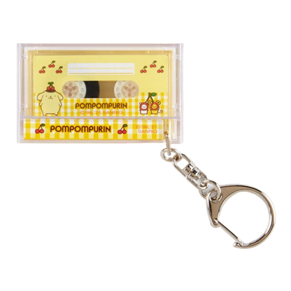 Sanrio Pompompurin, Mini Cassette Keychain