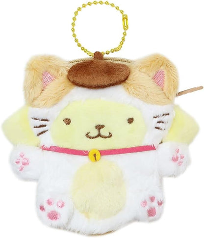 Sanrio Pompompurin 'Happy Cat' Plush Coin Pouch