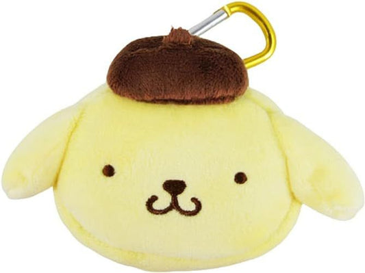 Sanrio Pompompurin Plush Pouch with Carabiner