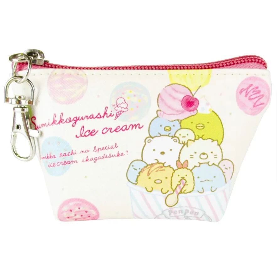 San-x Sumikko Gurashi, Triangular Mini Pouch, Penpen Ice Cream