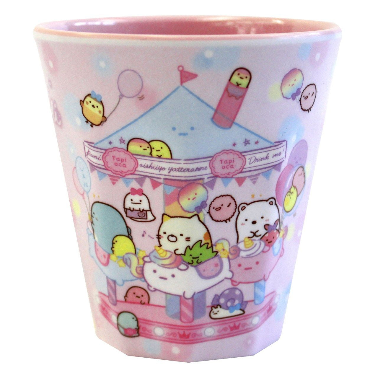 San-x Sumikko Gurashi, Tapioca Park, Merry Go Round Melamine Cup