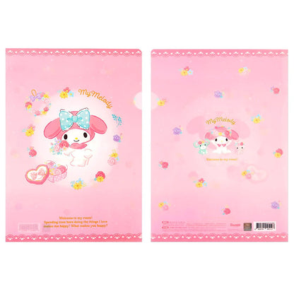 Sanrio My Melody 'Room' Floral Gradient Folder