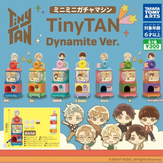 BTS TinyTAN Miniature Gachapon Machine, Dynamite Version