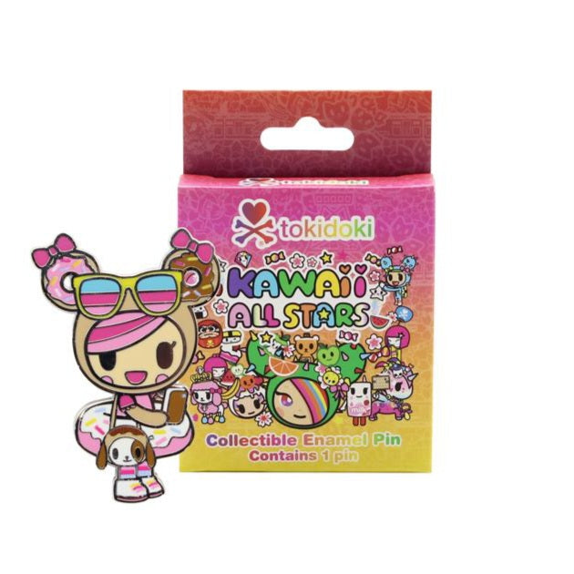 Tokidoki Kawaii All Stars Enamel Pin, Opened Blind Box