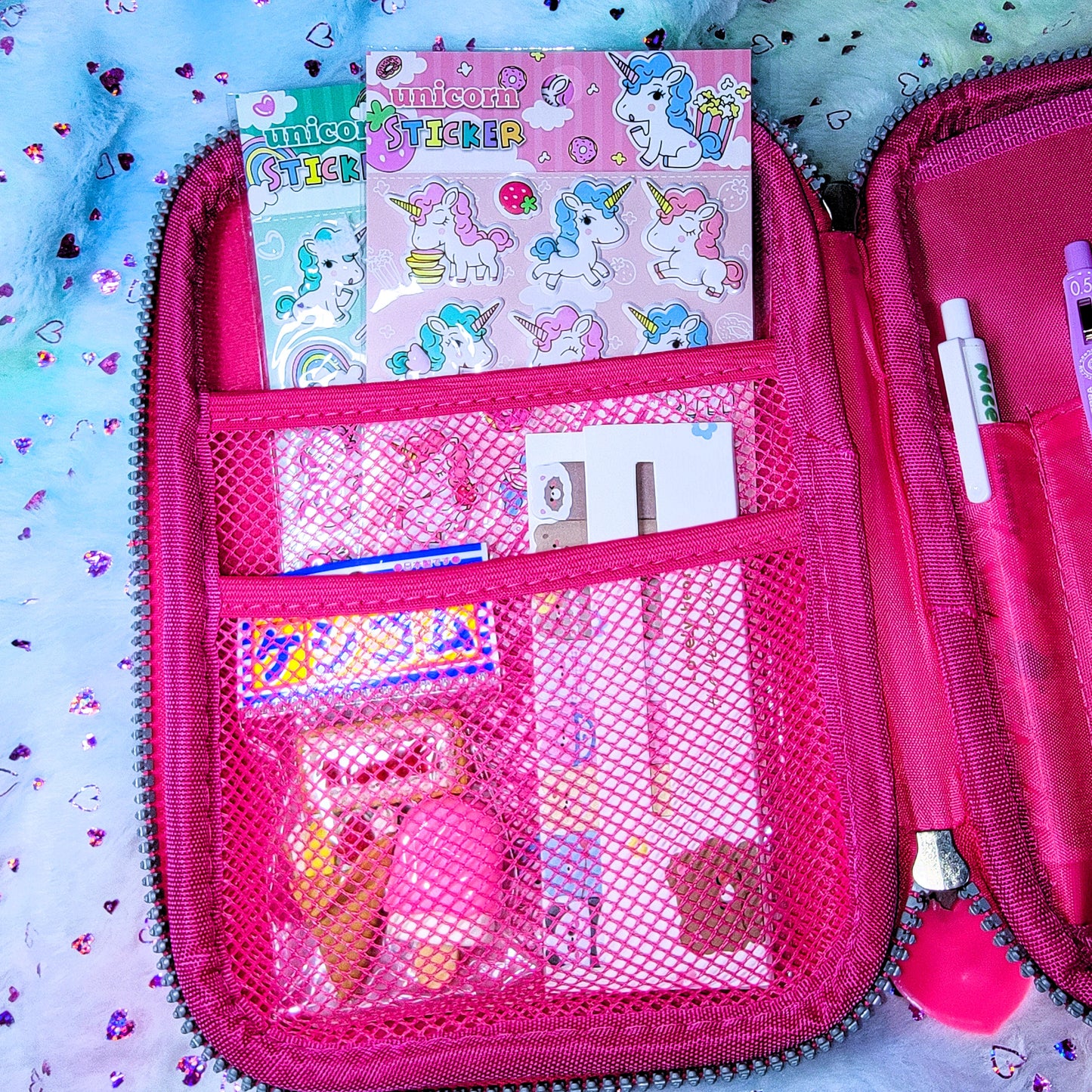 Magical Fairy Kei Unicorn Multi-Functional Zipper Case