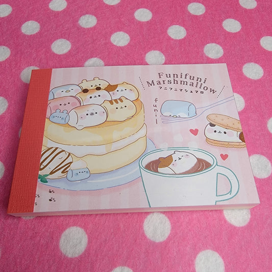 Kamio, Funifuni Marshmallow Cafe Small Memo Pad