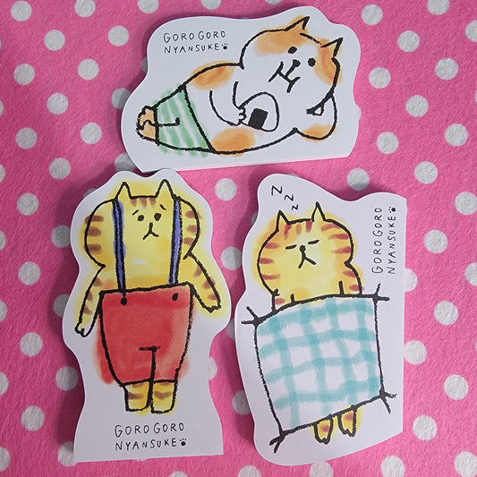 Mind Wave, GoroGoro Nyansuke Die Cut Cat Memo Pads