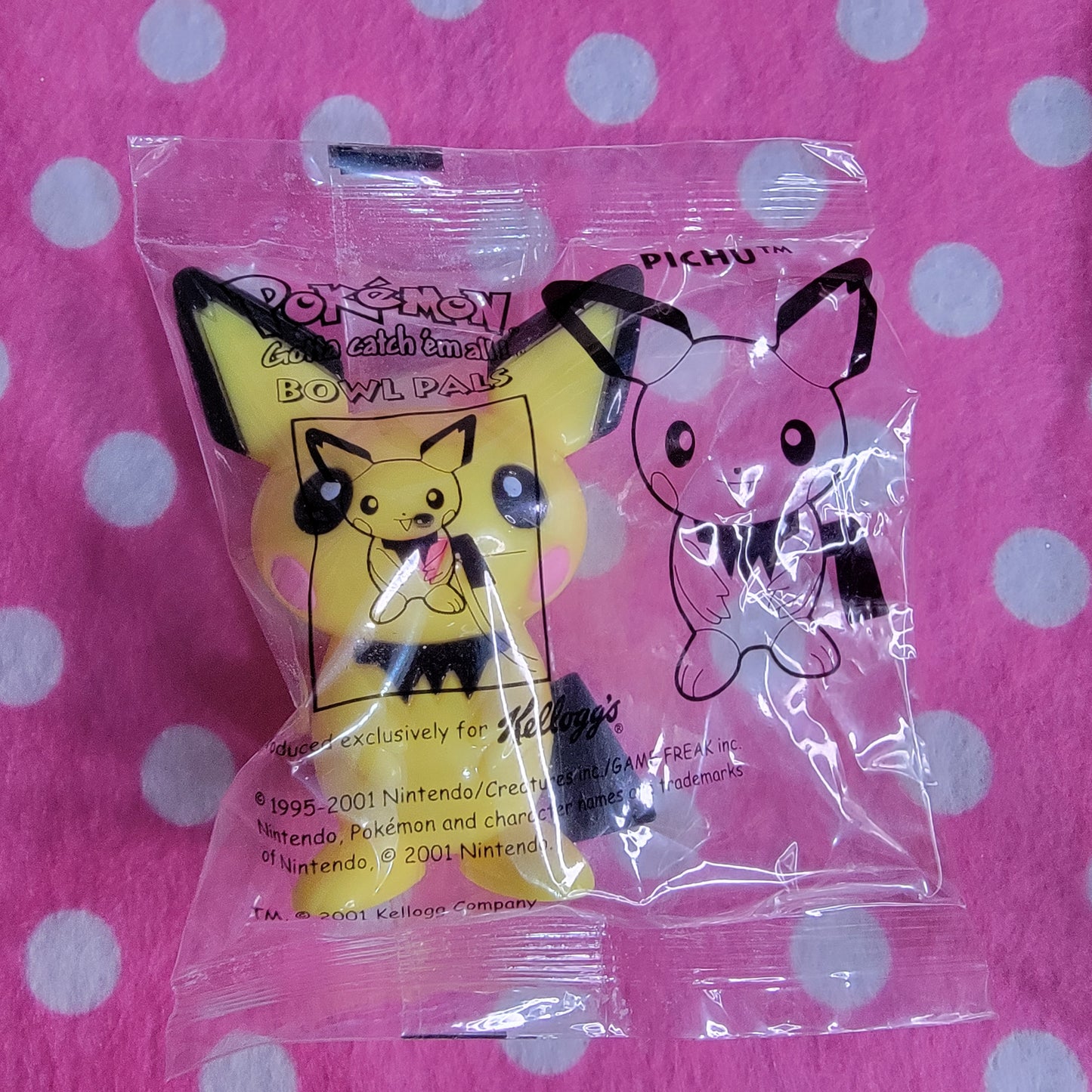 Kellogg's Cereal Pokemon Pichu Bowl Pal, Vintage, 2001