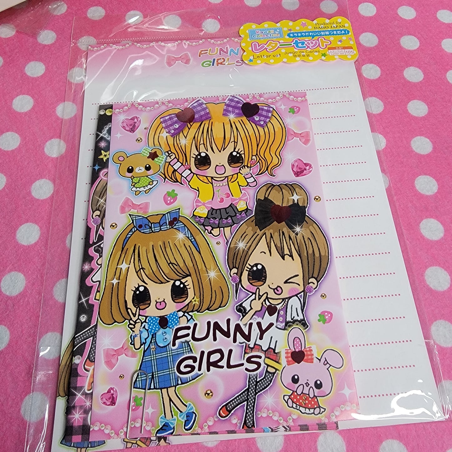 Funny Girls Kawaii Letter Set