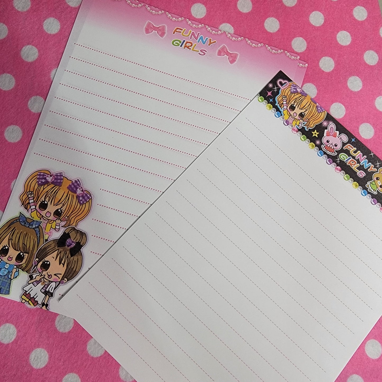 Funny Girls Kawaii Letter Set