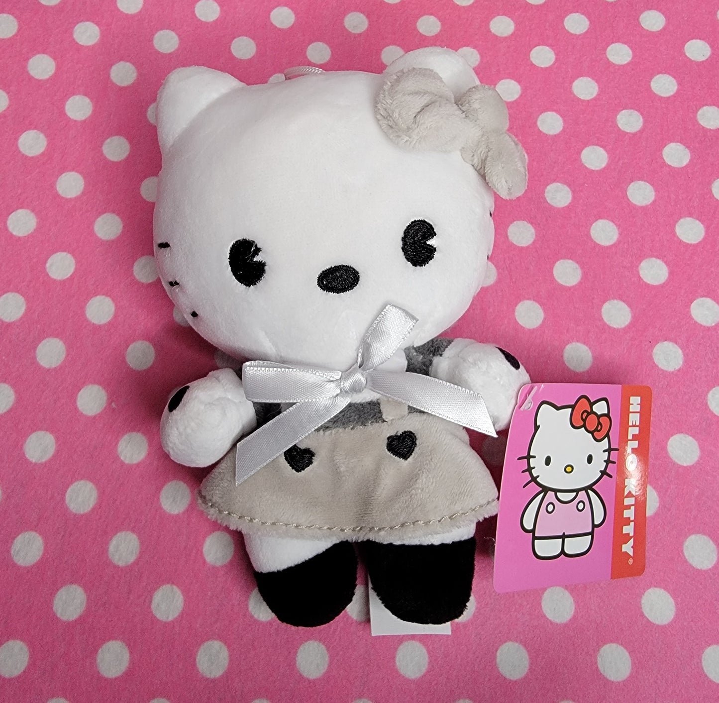 Hello Kitty Monochrome Retro Cartoon Plush