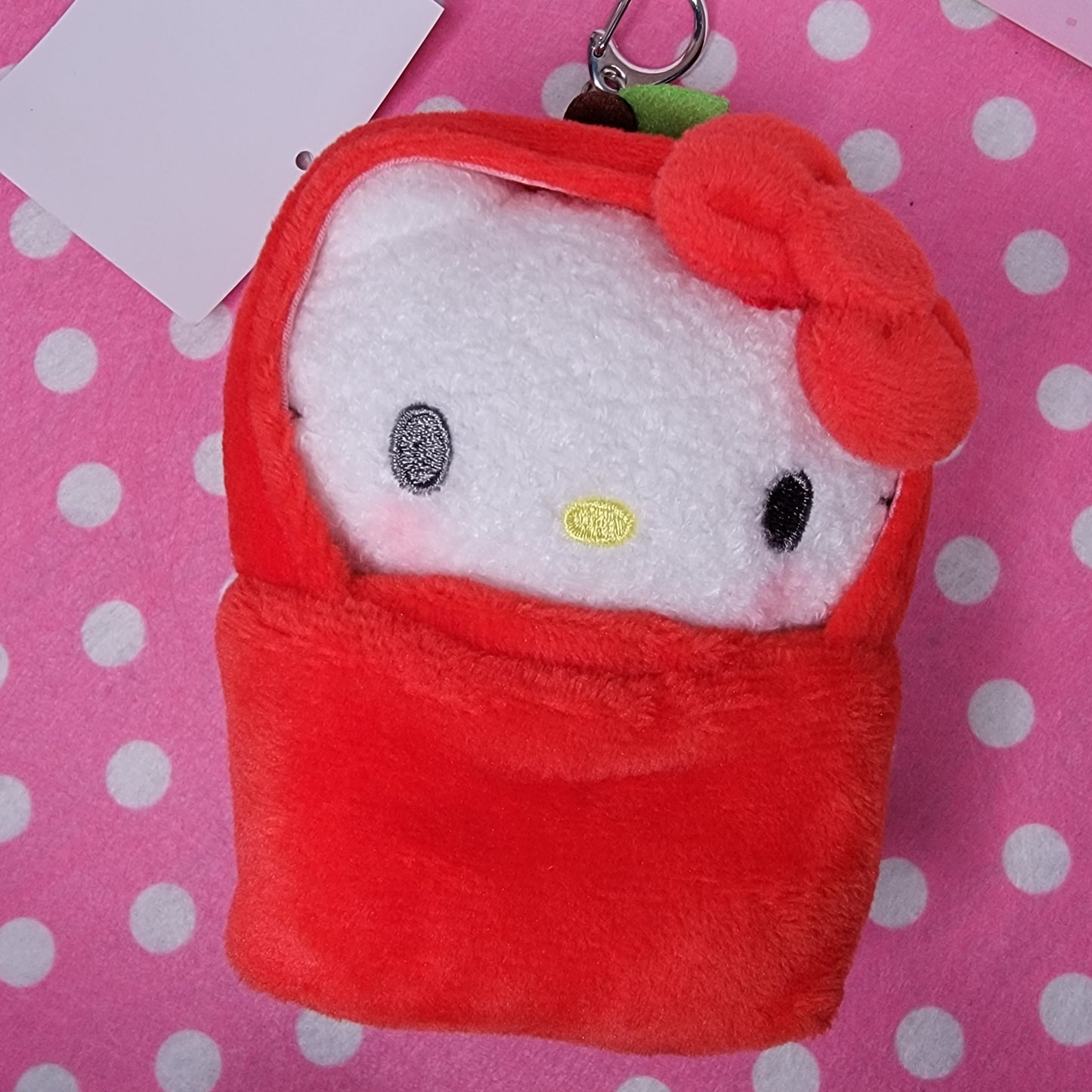 Hello Kitty Apple Costume Mascot Clip