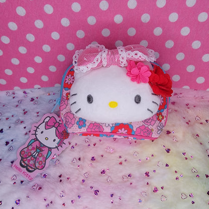 Hello Kitty Chirimen Cosmetic Pouch