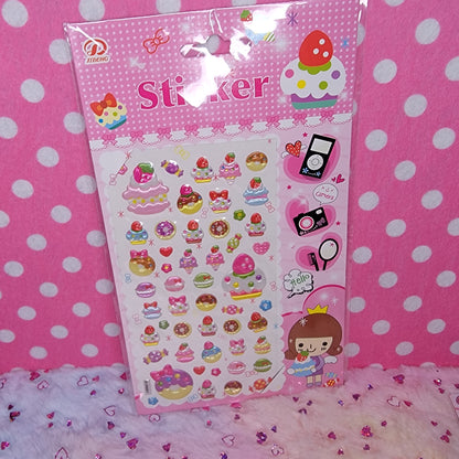 Semi-puffy Sweets Stickers