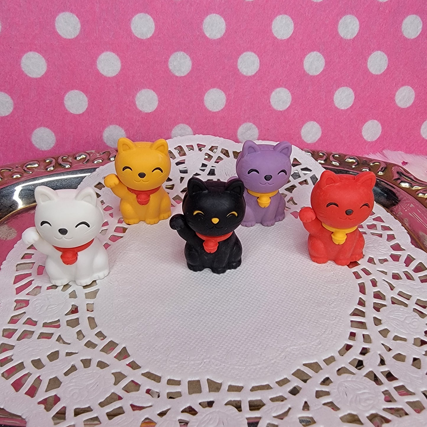 Maneki Neko Puzzle Erasers