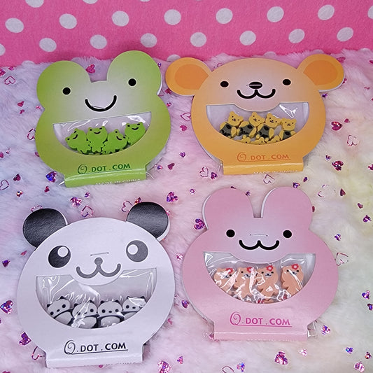 Animal Shaped Mini Eraser Sets