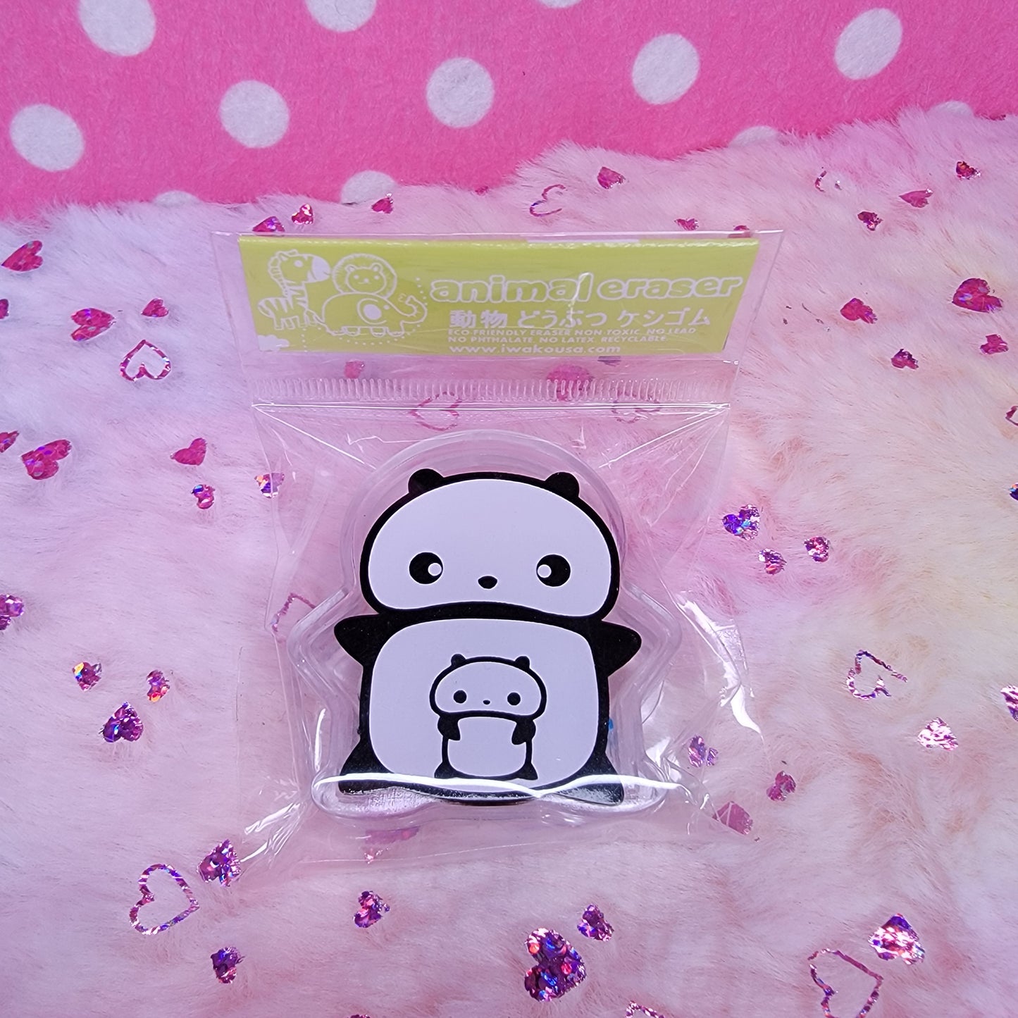 Panda Mini Erasers in Box