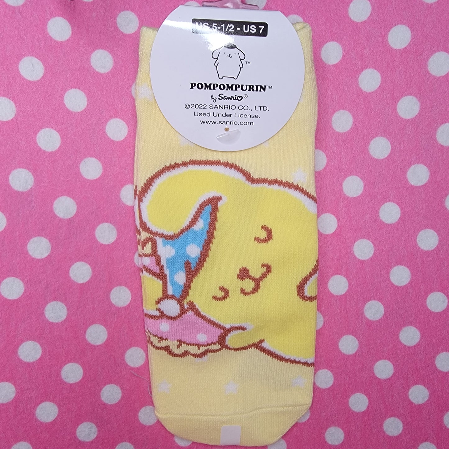 Pompompurin Sleeping Ankle Socks